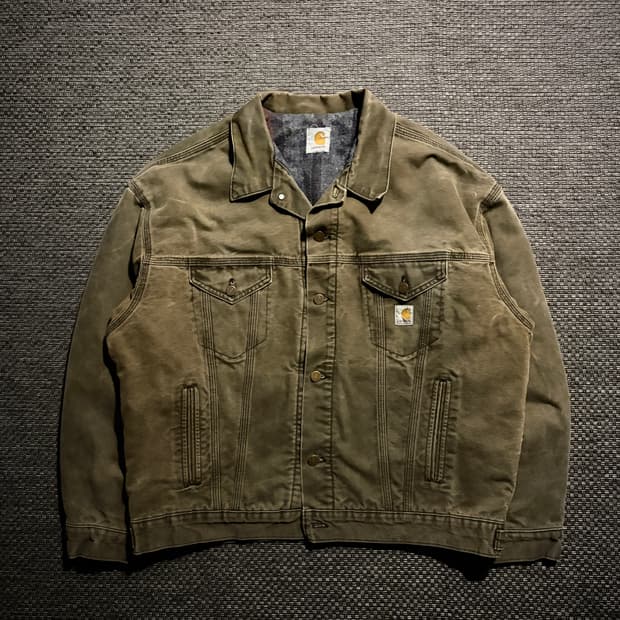 80s 칼하트 트러커 JB182 BARK L USA🇺🇸