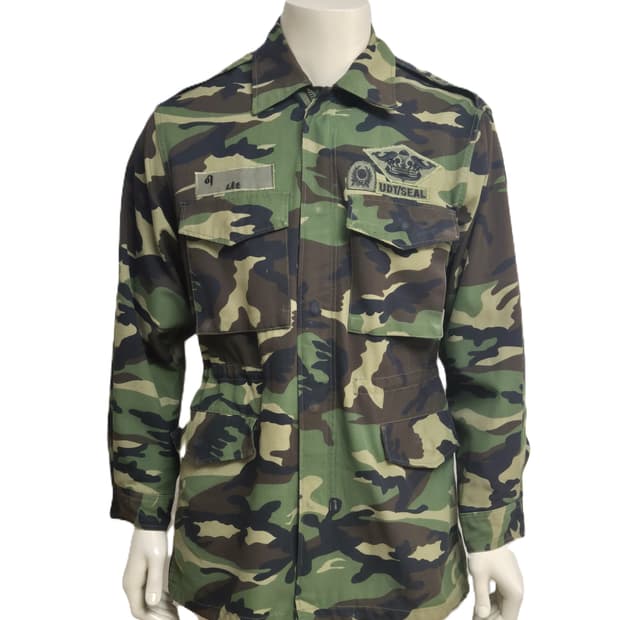 해군 구형 UDT/SEAL 중사 초기형 야전상의 전투복 상의 자켓 (M)