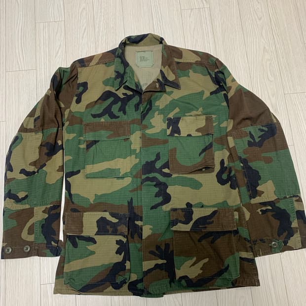 미군 오리지널 우드랜드 bdu 상의 (80년도) 데드스탁급