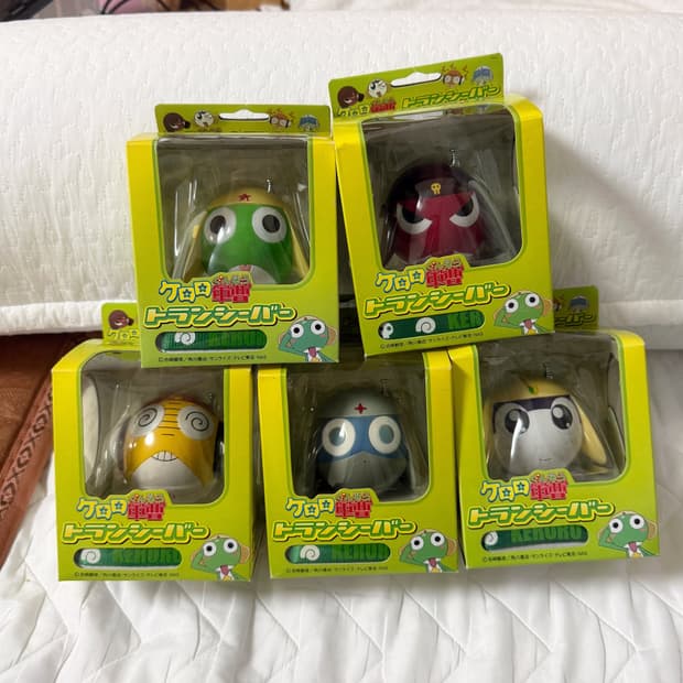 케로로 무전기 워키토키 고전완구 개구리중사 피규어 장난감 캐로로