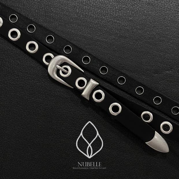 🌗 Vegetable eyelet belt / 아일렛 웨스턴 벨트