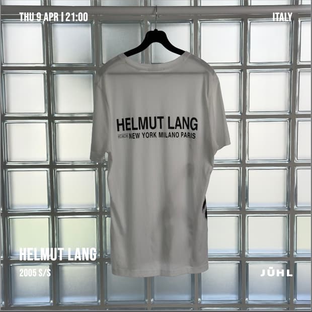 SS05 Helmut Lang Rope T-shirt