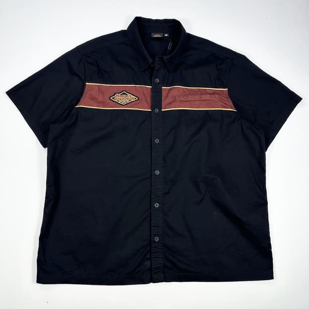할리데이비슨 120주년 모터사이클 반팔 셔츠 2XL