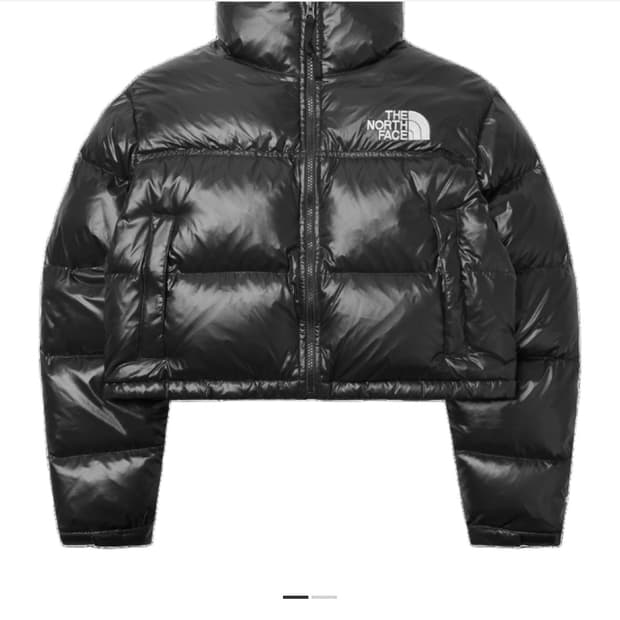 노스페이스 크롭 눕시 1회착용 급처