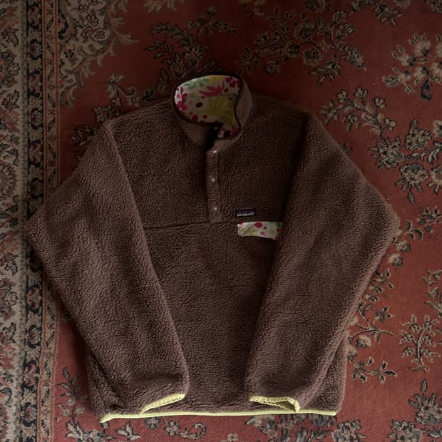 Patagonia Reversible Deep Pile Flower M 