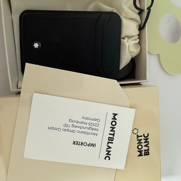 몽블랑 사토리얼 맥세이프 카드지갑(블랙)