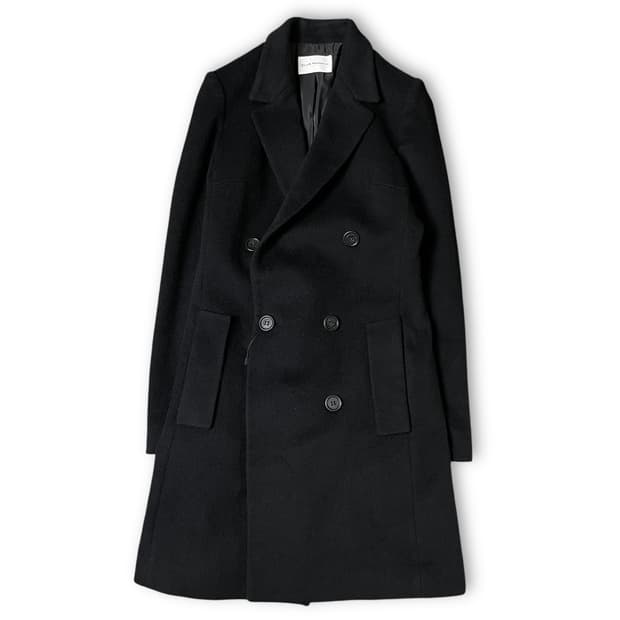 클럽모나코 블랙 투포켓 더블코트