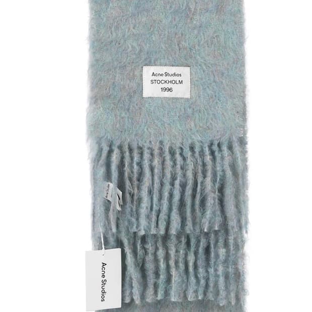 아크네스튜디오 머플러 라이트블루 멜란지 미개봉 새제품 판매