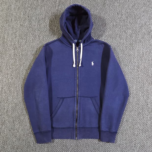 폴로 랄프로렌 네이비 풀집업 후드집업
