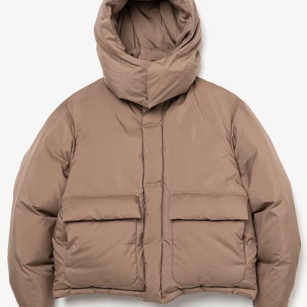 오라리 19fw 브라운 패딩