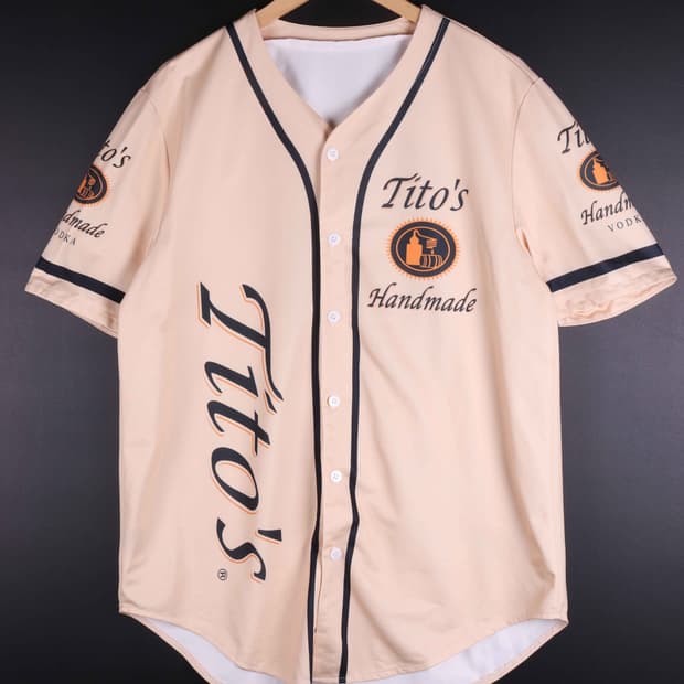 핸드메이드 반팔 야구 져지