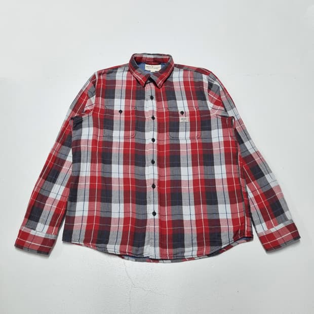 폴로 데님 앤 서플라이 체크 셔츠 - L