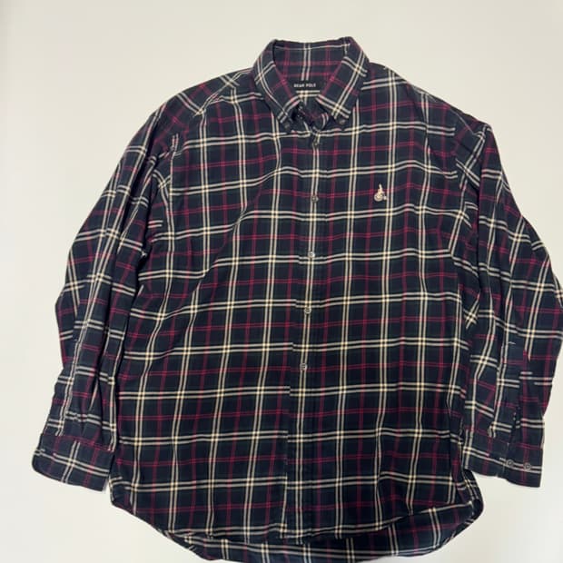 빈폴 오리지널 빈티지 클래식 오버핏 체크 셔츠 L ~ XL