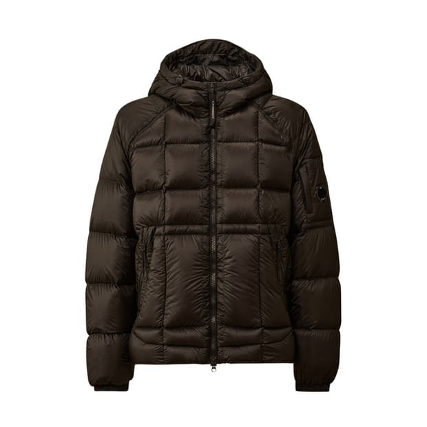 [L] cp컴퍼니 dd쉘 후드 다운 자켓 블랙