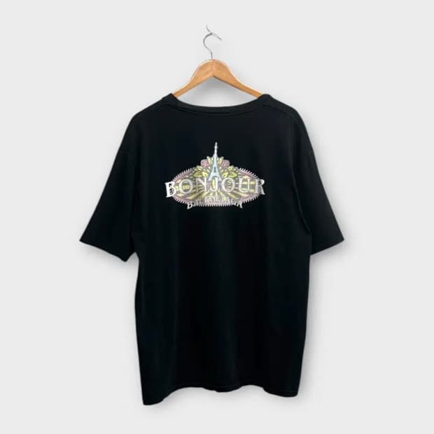 Balenciaga 봉쥬르 반팔티셔츠 L