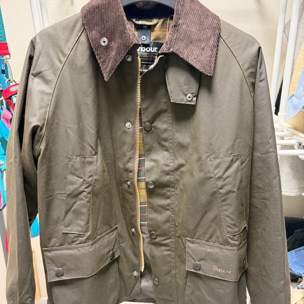 바버 클래식비데일 왁스자켓 38