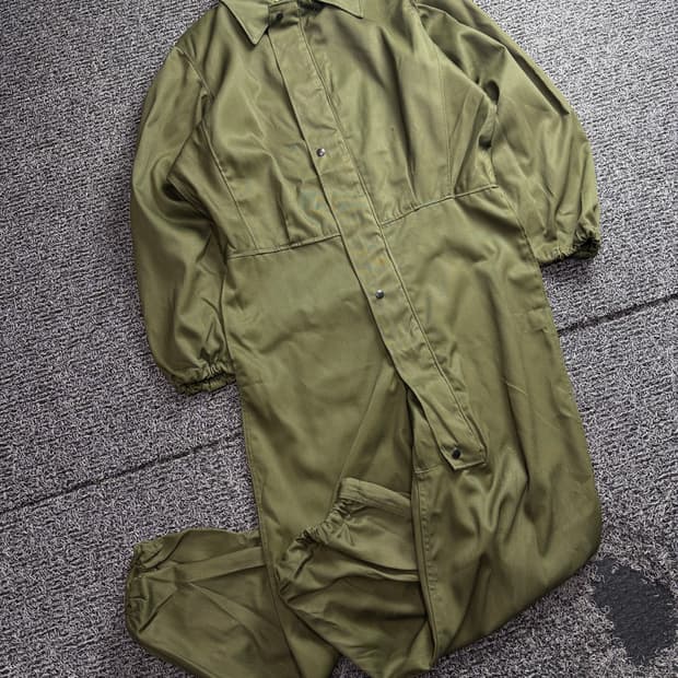 US ARMY 밀리터리 메카닉 커버올 점프 슈티 3256