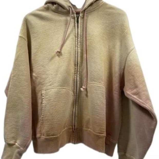 Bowwow 선페이딩 빈티지 후드 집업