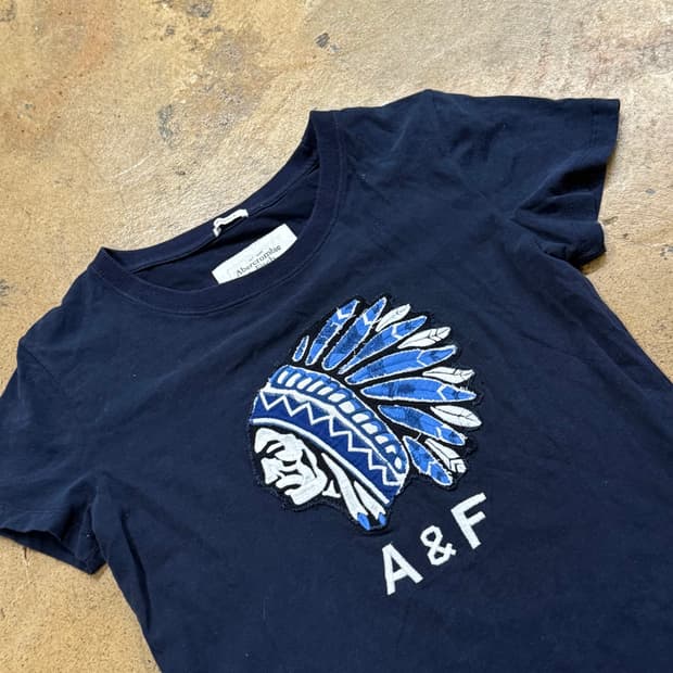 아베크롬비 인디언 반팔 티셔츠