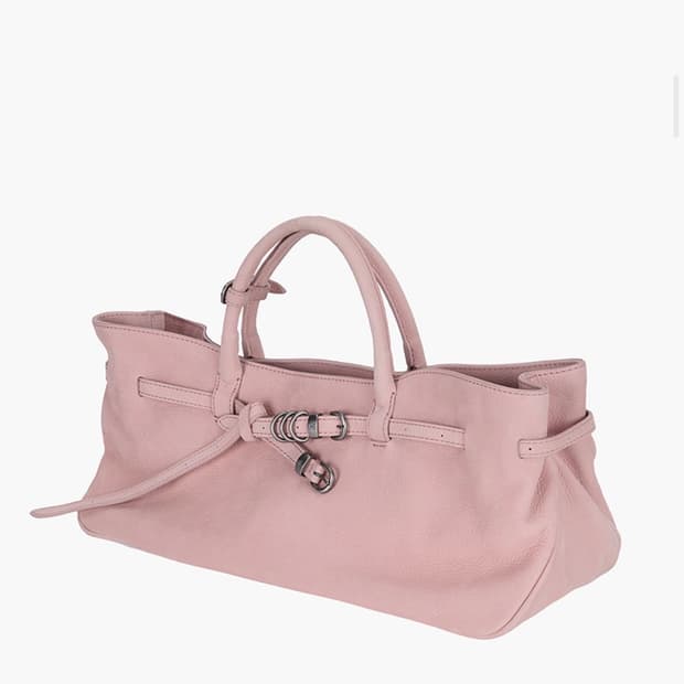[한정판/전체품절]마지셔우드 그랜마유즈드백 baby pink nubuck