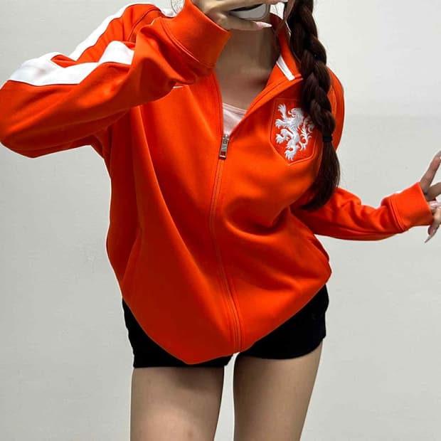 나이키 네덜란드 13/14유니폼 대장급 트랙탑 희귀져지(XL)