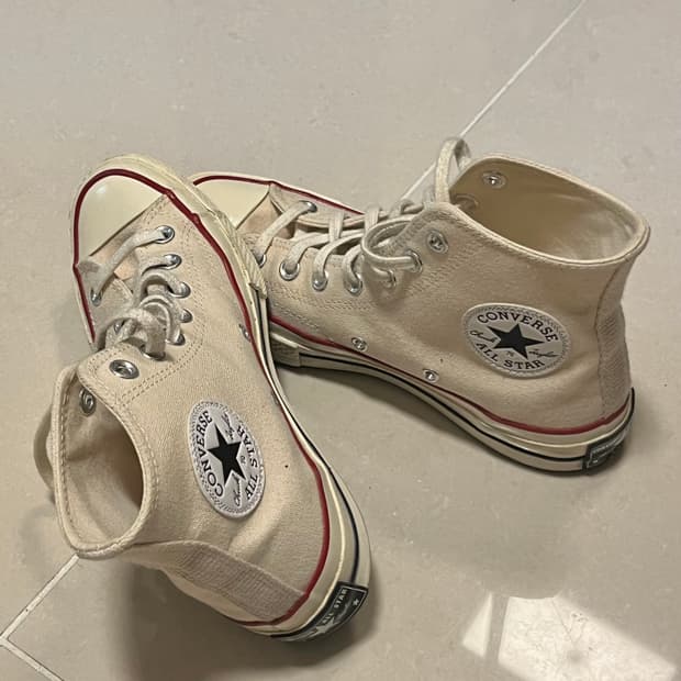 컨버스 척 70 하이 클래식 파치먼트 스니커즈 235