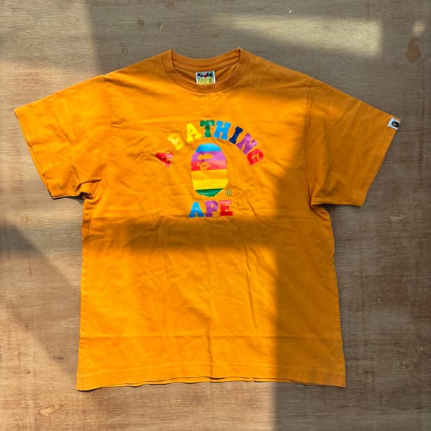 BAPE Rainbow Ape Head Tee 베이프