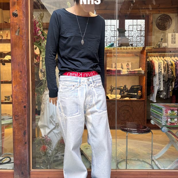 OUR REGACY BLUE FOIL DENIM