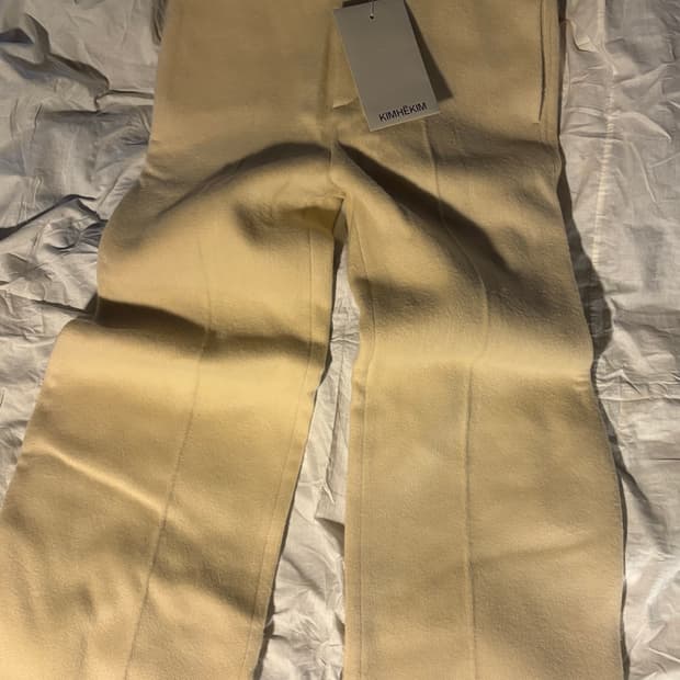 메종 김해김 남성 울 세미와이드 트라우저 (샘플)