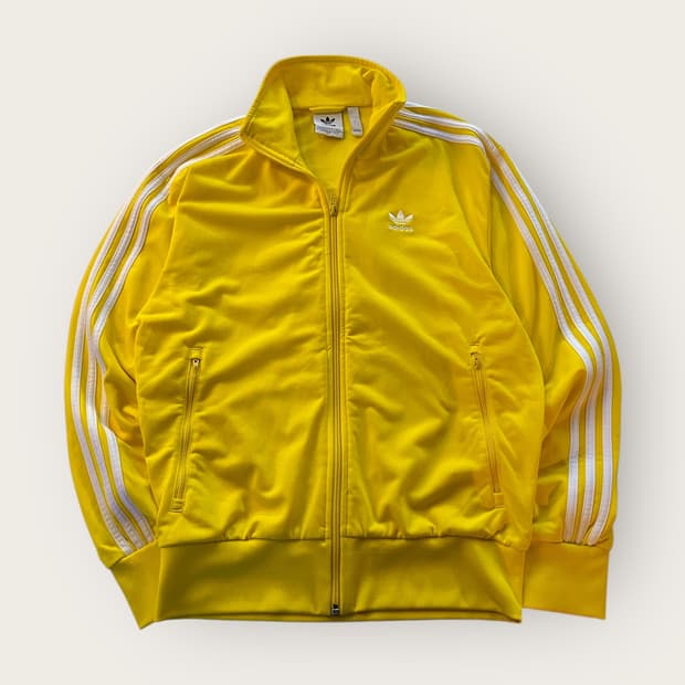 아디다스 신형 옐로우 파이어버드 트랙탑 져지