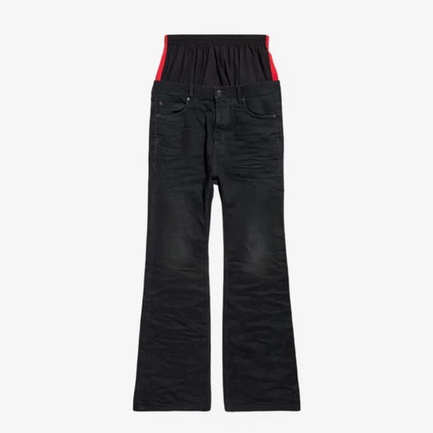 [M] 발렌시아가 레이어드 진 블랙