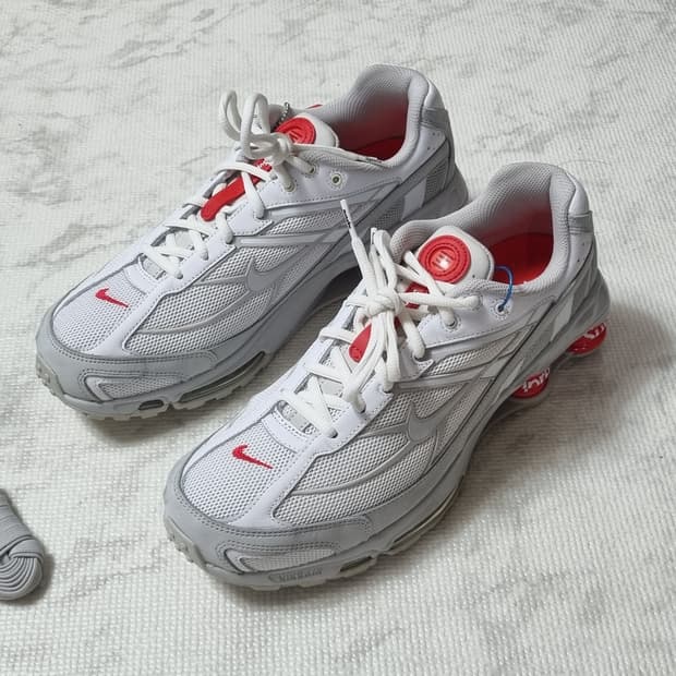 나이키 슈프림 샥스 라이드 2 sp 화이트 285