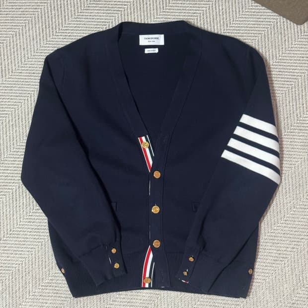 24FW 톰브라운 밀리노스티치 가디건 네이비