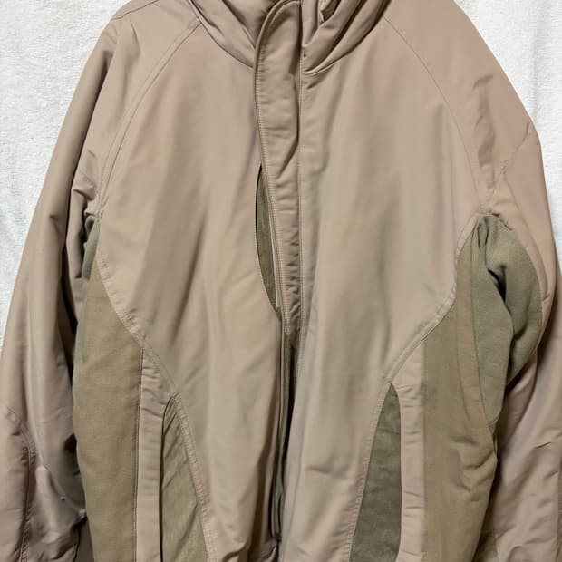 엑슬림 ep2 패디드 패딩 자켓 베이지 