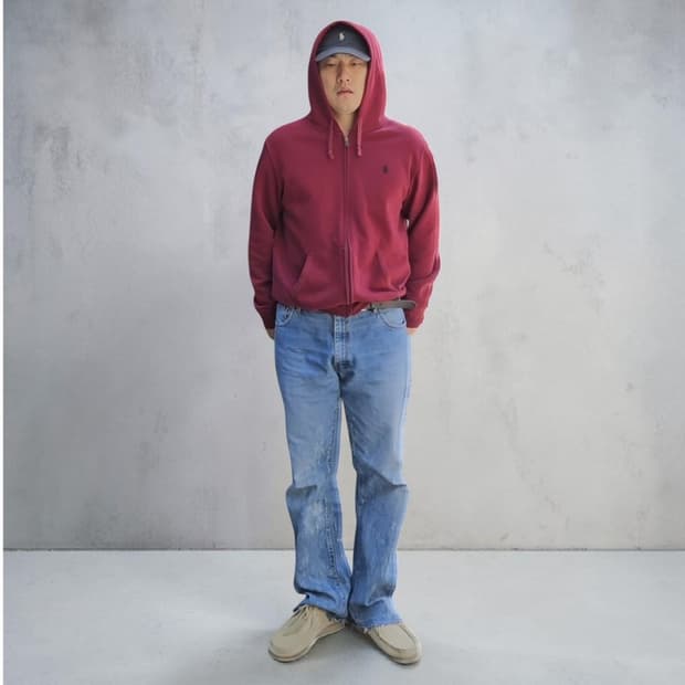 폴로 랄프로렌 후드 집업 자켓 L M0333