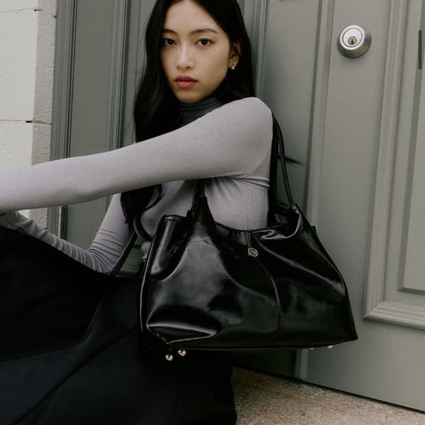 돈키 클리프 가방 숄더백 블랙 레더