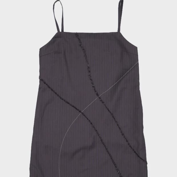 마뗑킴 21ss 다이닛 더뮤지엄비지터 미니 원피스