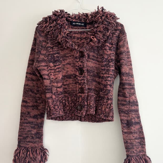 아즈노우아즈 프린지 가디건