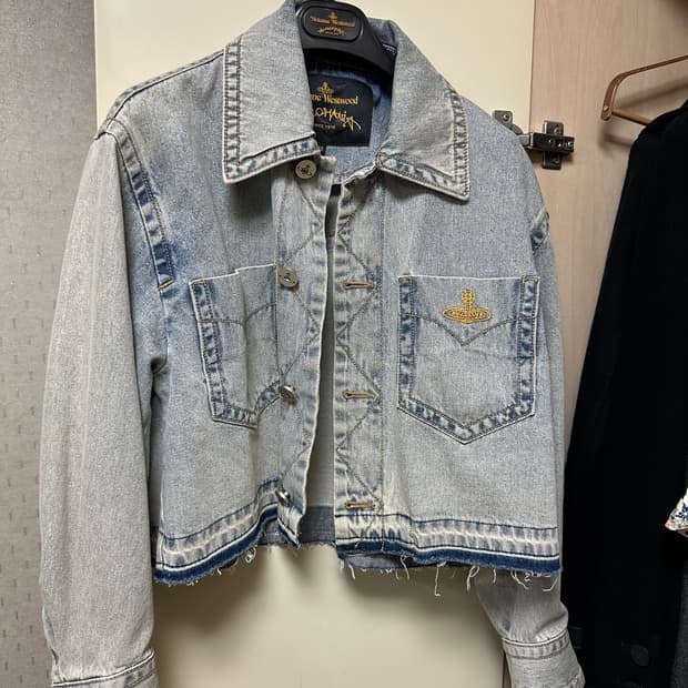 비비안웨스트우드 데님크롭자켓 38