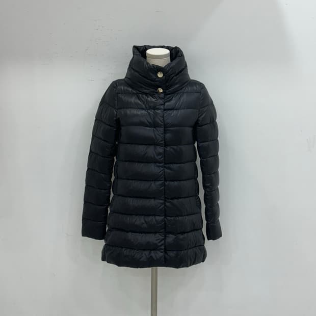 에르노 여성 하이넥 구스 다운 패딩