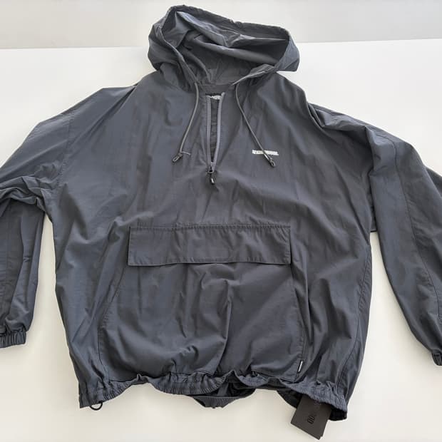 네이버후드 그레이 아노락 후드 / xl