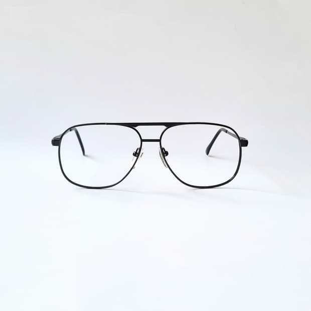 데드스탁 XL 투브릿지 사각 블랙 안경테 461