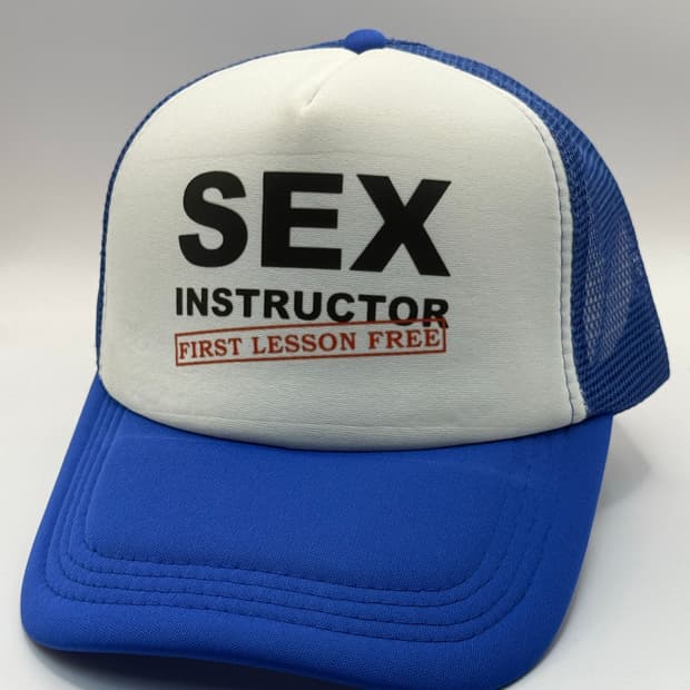 Novelty “SEX INSTRUCTOR” Trucker Cap