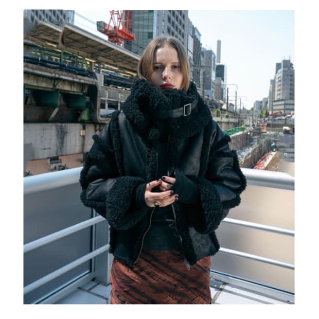 퍼버즈 무스탕 자켓