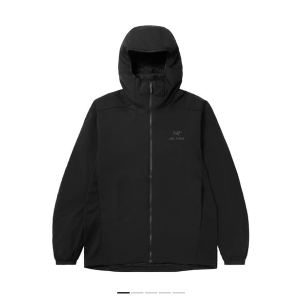 아크테릭스 아톰 후디 블랙