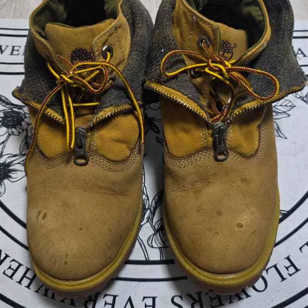 팀버랜드x울리치 롤탑 집업부츠 260