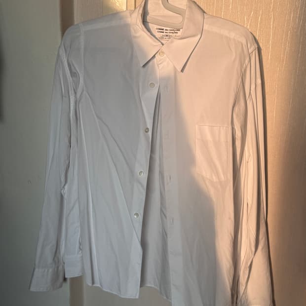 꼼데가르송 화이트 셔츠 소매 4개 s