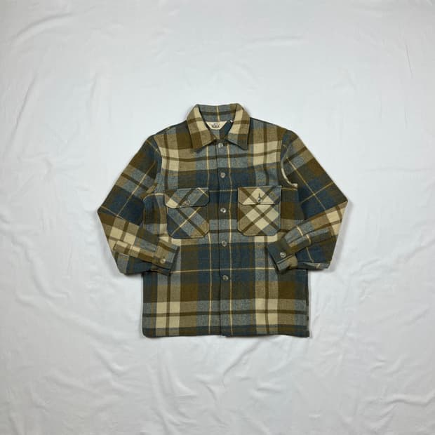 90‘s 울리치 woolrich 체크 헤비울 셔츠 자켓