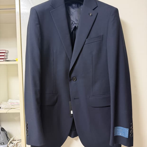 (새상품) 지이크 파렌화이트 구아벨로 원단 네이비 수트 95 74(29)