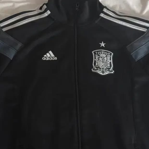 아디다스 스페인 국대 트랙탑 블랙